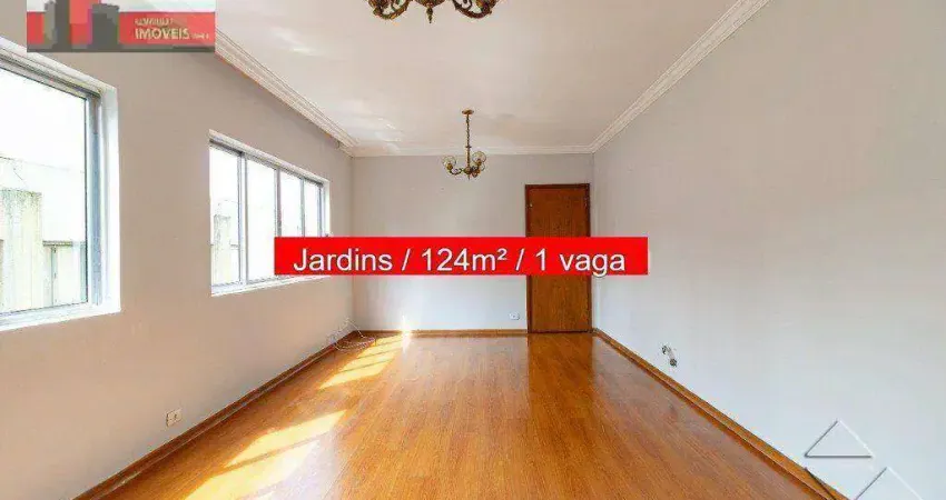 Apartamento Al. Itu, 282 - Cerqueira César, 124m², 3 quartos, Ed. Pedra Coral