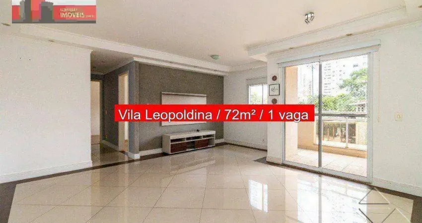 Apartamento Rua Aroaba, 482 - Vila Leopoldina, 72m², 2 quartos, Ecolife.