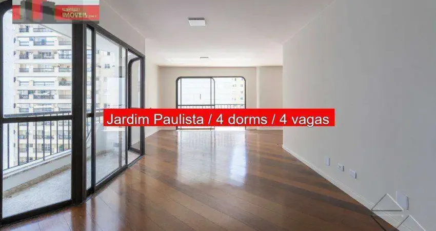 Apartamento Alameda Fernão Cardim, 371 - Jardim Paulista, 293m², 4 vagas, Villa Alexandra