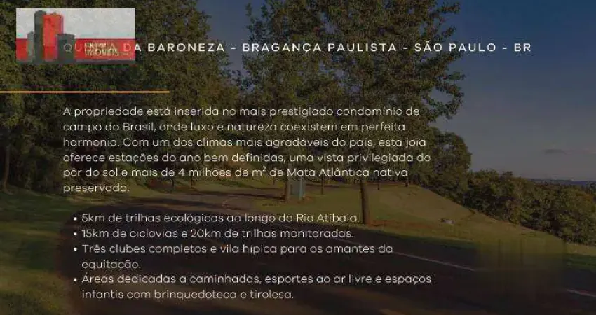 Imóvel de luxo, Alameda das Sapucaias, 3085 - Bragança Paulista, Quinta da Baroneza, 972m²