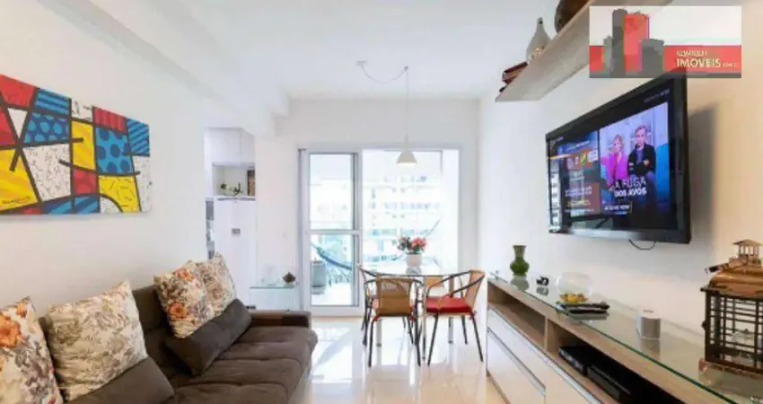 Apartamento com 1 dormitório para alugar, 43 m² por R$ 5.946,94/mês - Pinheiros - São Paulo/SP