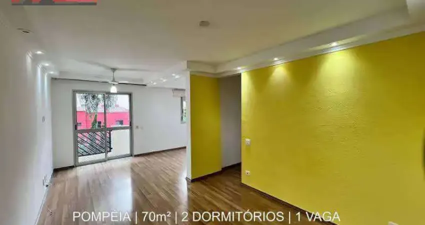 R. Caraíbas, 749 - Pompeia, 70m², 1 vaga, Ilha Delphos