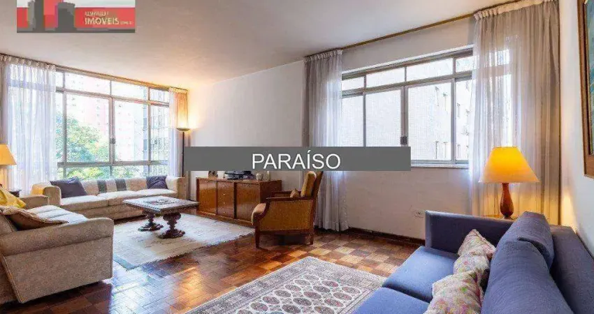 R. Manuel da Nóbrega, 103 - Paraíso, 187m², 3 dorms, 2 vagas, Edifício Príncipe