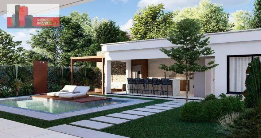 Sobrado no Residencial 7 Lagos - Itatiba, 350m², 6 vagas, 4 suítes, Terras Nobres