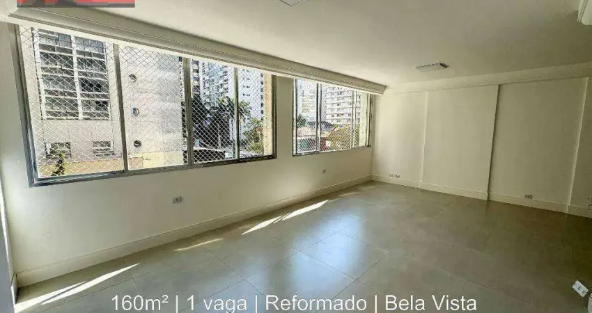 Rua São Carlos do Pinhal, 79 - Bela Vista, 159m², 3 dorms, 1 vaga, Ed. Scala
