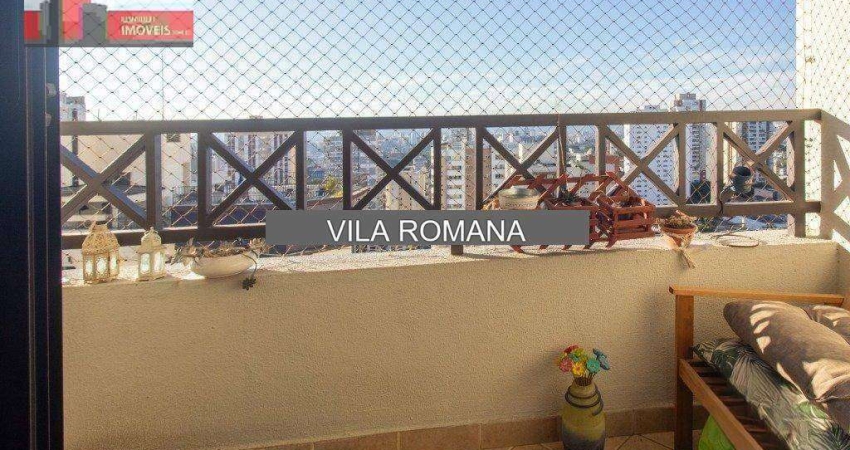 Rua Fabia, 264 - Vila Romana, 89m², 3 quartos, 2 vagas, Via Apia