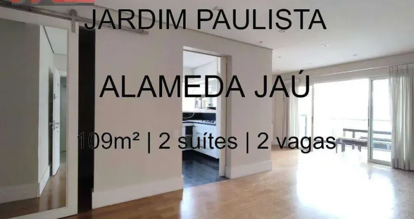 Alameda jaú, 361 - jardim paulista, 109m², 2 suítes, 2 vagas, lindenberg cosmopolitan