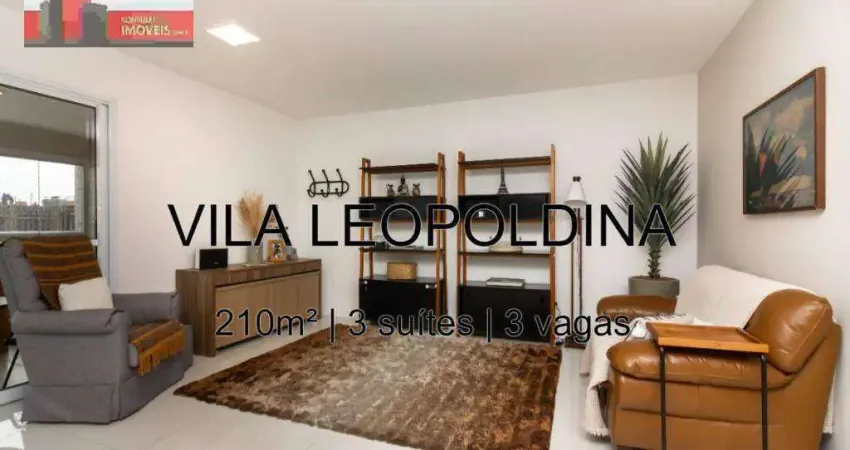 Rua nagel, 33, vila leopoldina, 210m², 3 suítes, 3 vagas, cond. vnl 2