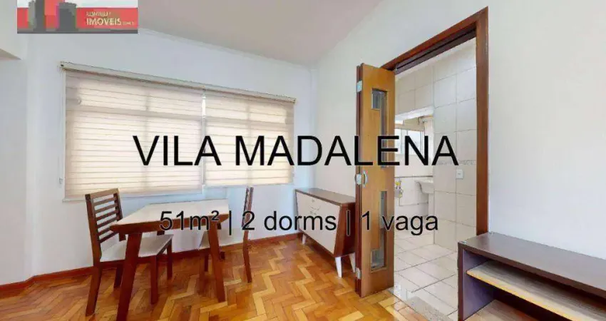 R. heitor penteado, 2050 - sumarezinho, 2 dorms, 51m2, 1 vaga, cond. clóvis