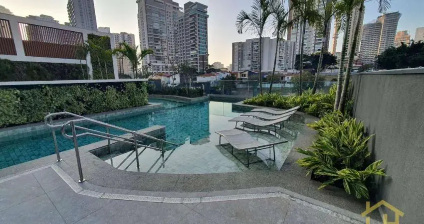 Studio com 1 dormitório para alugar, 25 m² por r$ 3.092/mês - jardim das acácias - são paulo/sp