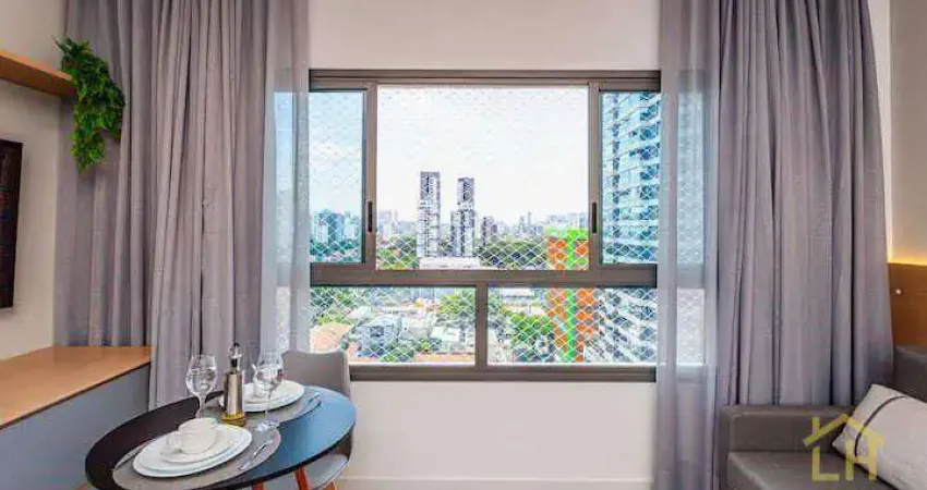Studio com 1 dormitório à venda, 29 m² por r$ 395.000,00 - brooklin paulista - são paulo/sp