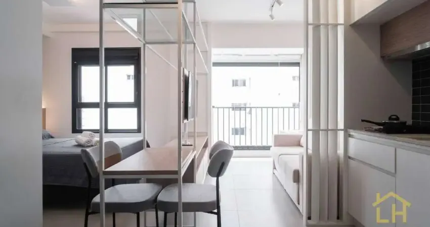 Studio mobiliado para alugar, 30 m² por r$ 5.000/mês - pinheiros - são paulo/sp