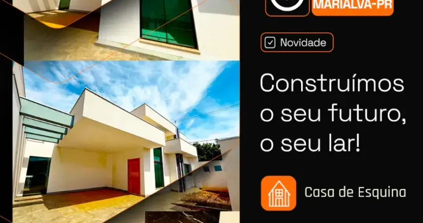 Marialva/pr - casa de esquina - área nobre - jardim eldorado - oportunidade !!!