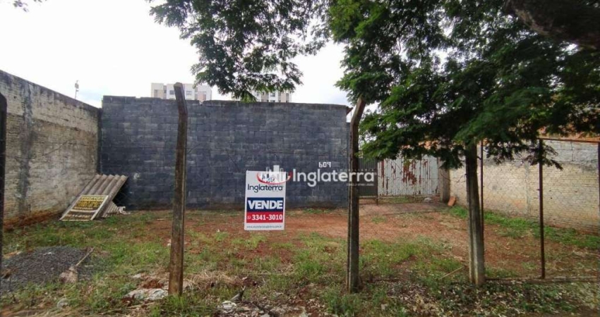 Terreno à venda, 565 m² por R$ 450.000,00 - Vila Brasil - Londrina/PR