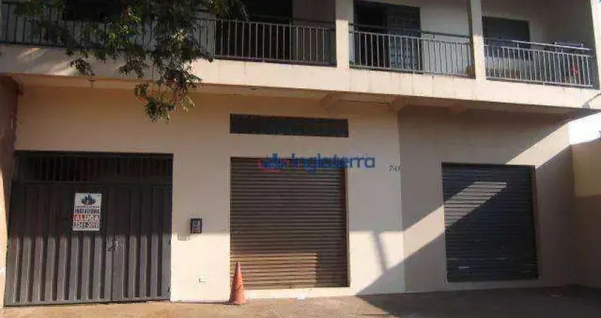 Kitnet com 1 quarto para alugar, 35 m² por r$ 750/mês - jardim piza - londrina/pr