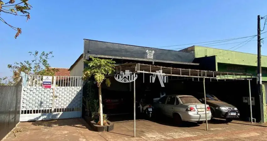 Barracão à venda, 110 m² de área útil, com casa nos fundos - monte carlo - zona leste de londrina/pr