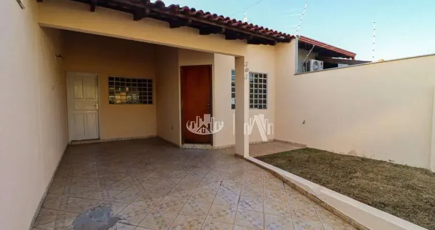 Casa com 3 quartos para alugar, 80 m² por R$ 1.650/mês - Jardim Pacaembu - Londrina/PR
