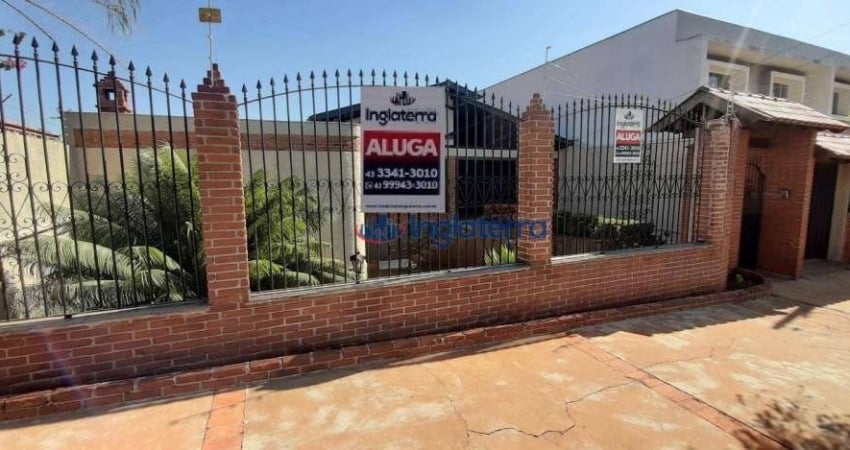 Casa com 3 quartos para alugar, 242 m² por R$ 4.900/mês - Califórnia - Londrina/PR