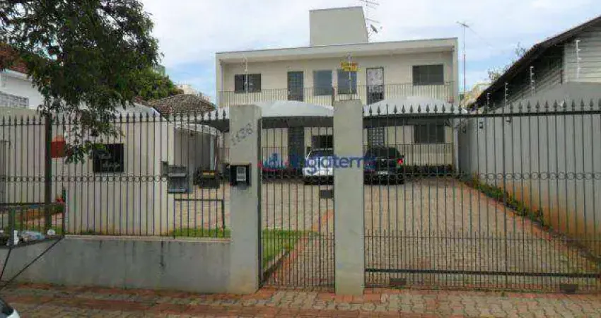 Apartamento com 1 quarto para alugar, 43 m² por r$ 1.000/mês - centro - londrina/pr