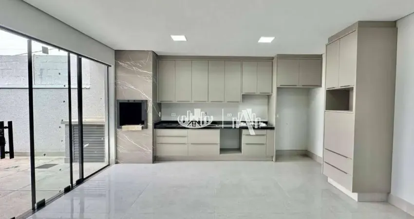 Casa com 3 suites, 148 m² - venda por r$ 1.150.000 ou aluguel por r$ 5.900/mês - condominio golden park ii - londrina/pr