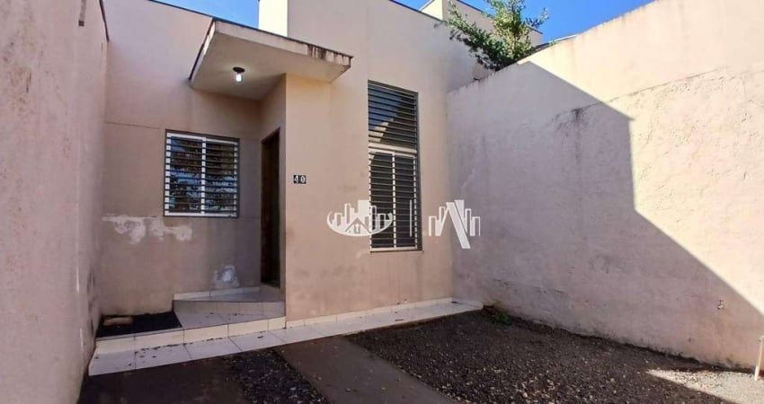 Casa com 3 quartos para alugar, 75 m² por R$ 1.100/mês - Jardim Maria Luiza - Londrina/PR