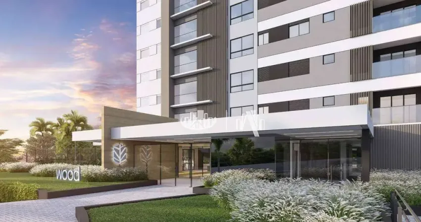 Apartamento com 1 quartos à venda, 70 m² por r$ 690.000 - edifício wood - terra bonita - londrina/pr