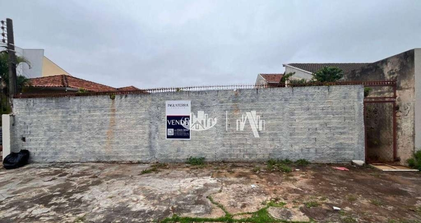 Terreno à venda, 390 m² por R$ 450.000,00 - Quebec - Londrina/PR