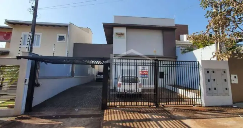 Apartamento com 1 quarto para alugar, 50 m² por r$ 850/mês - jardim piza - londrina/pr