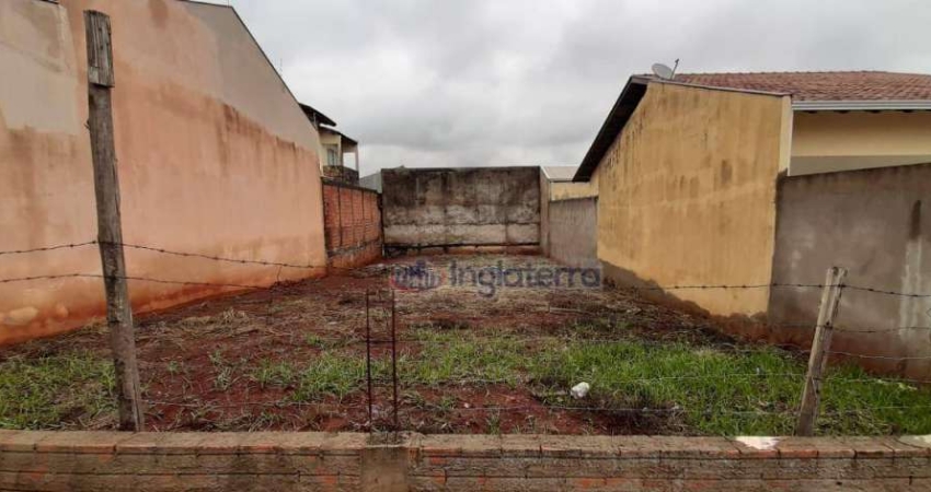 Terreno à venda, 250 m² por R$ 185.000,00 - Residencial Quadra Norte - Londrina/PR