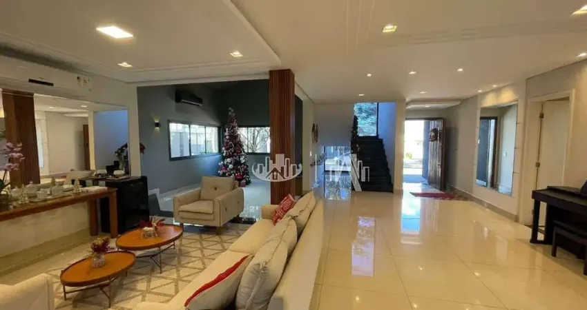 Casa com 4 quartos para alugar, 350 m² por r$ 19.200/mês - sun lake residence - londrina/pr