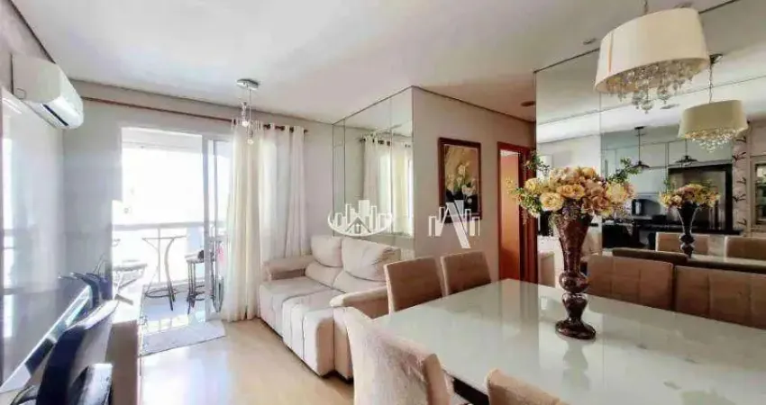 Apartamento no edif. max living com 2 quartos à venda, 64 m² por r$ 585.000 - gleba palhano - londrina/pr