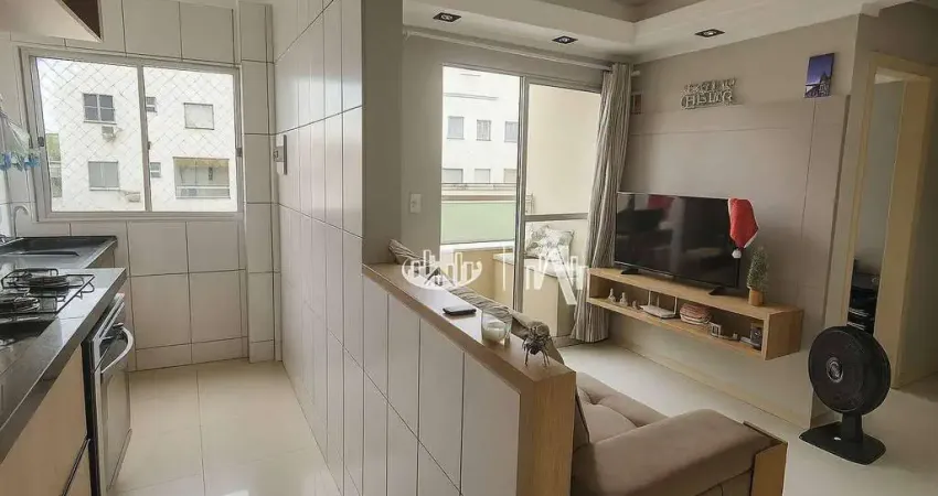Apartamento no las palmas com 2 quartos à venda, 55 m² por r$ 240.000 - jardim vilas boas - londrina/pr