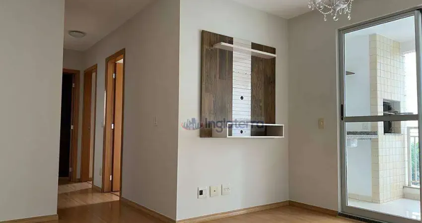 Apartamento no Edif. Due Torri com 3 quartos à venda, 69 m² por R$ 565.000 - Gleba Palhano - Londrina/PR