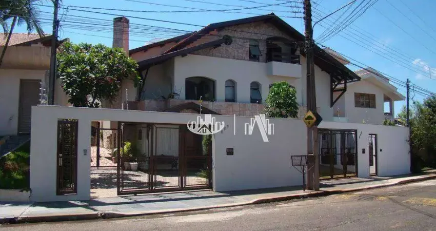 Casa com 8 quartos, 689 m² - venda por r$ 2.700.000 ou aluguel por r$ 15.000/mês - lago parque - londrina/pr