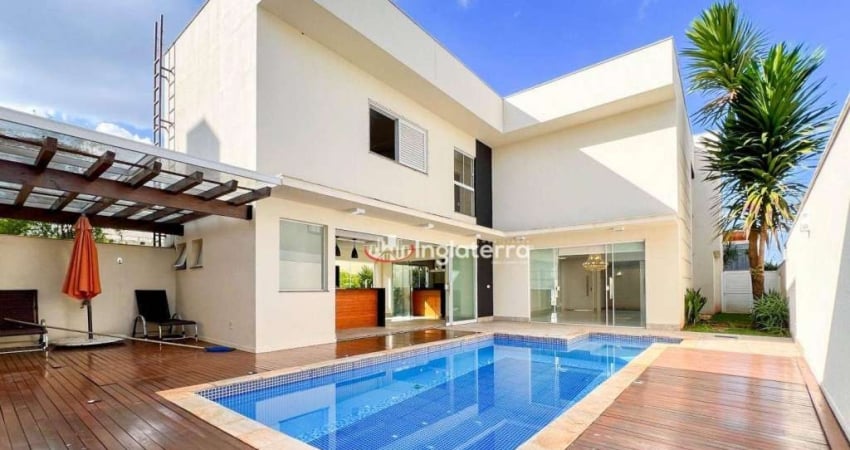 Sobrado com 3 suites para alugar, 243 m² por r$ 11.000/mês - alphaville ii - londrina/pr