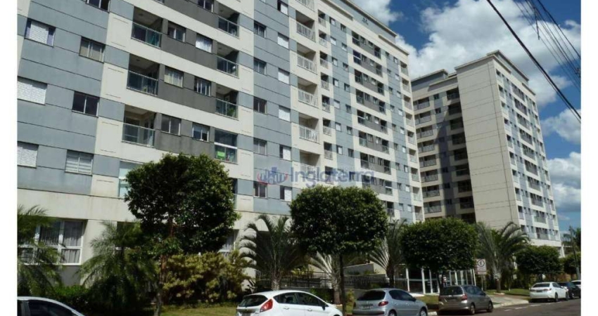 Apartamento com 3 quartos para alugar, 73 m² por R$ 3.120/mês - Petrópolis - Londrina/PR