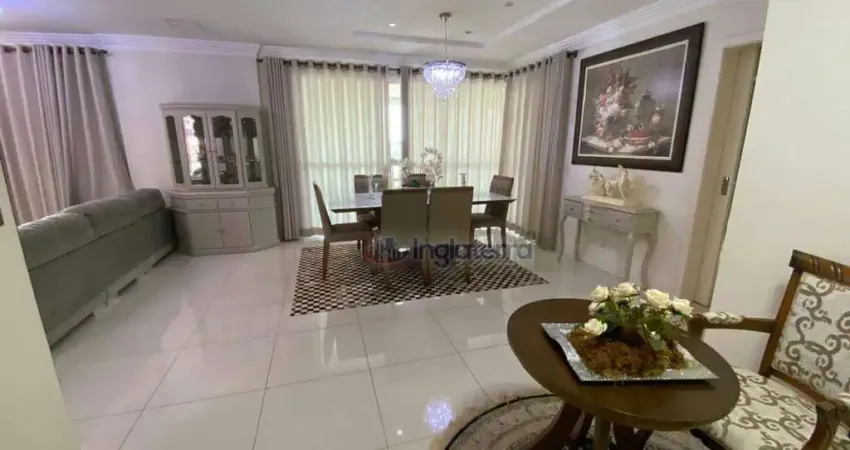 Apartamento no edif. sonneto com 3 suites à venda, 179 m² por r$ 2.000.000 - gleba palhano - londrina/pr