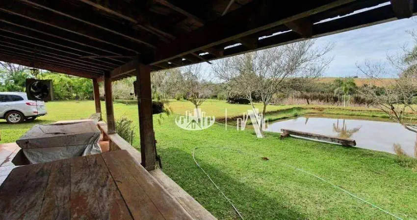 Chácara com 2 quartos à venda, 8000 m² por r$ 650.000 - usina 3 bocas - londrina/pr