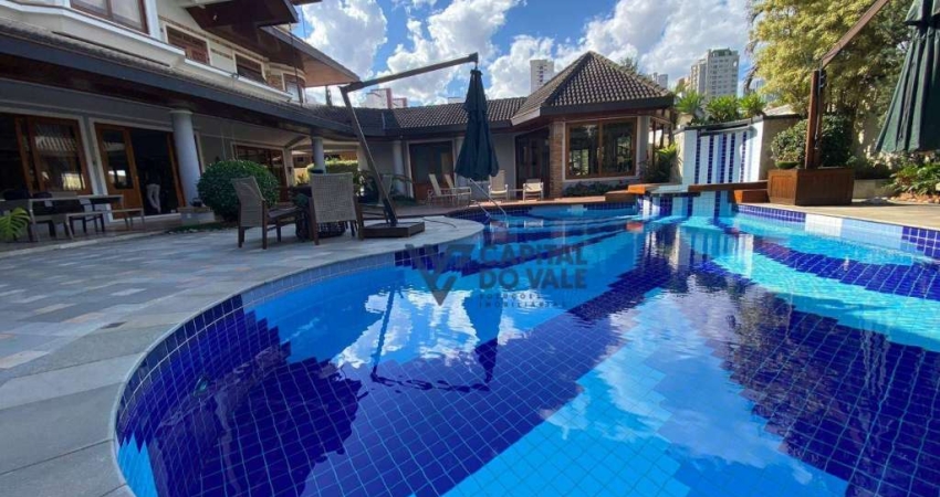 Sobrado em Cond. Fechado Aquarius com 5 suítes à venda, 1280 m² por R$ 10.500.000 - Jardim Aquarius - SJC/SP