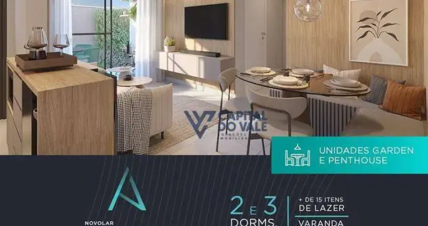 Apartamento com 2 dormitórios à venda, 54 m² por R$ 403.000,00 - Parque Industrial - São José dos Campos/SP