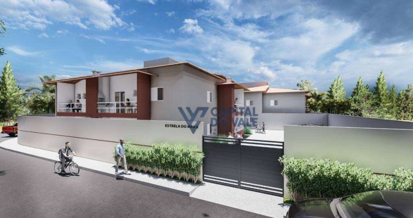 Village com 2 dormitórios à venda, 66 m² por R$ 400.000,00 - Pontal de Santa Marina - Caraguatatuba/SP