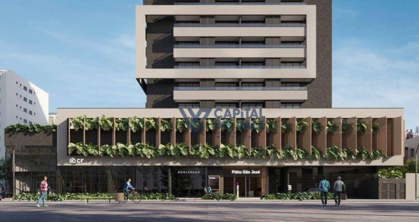 Studio com 1 dormitório à venda, 36 m² por R$ 345.000,00 - Centro - São José dos Campos/SP