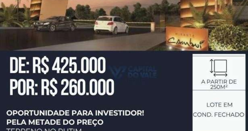Terreno à venda, 250 m² por R$ 260.000,00 - mirante cambui - São José dos Campos/SP