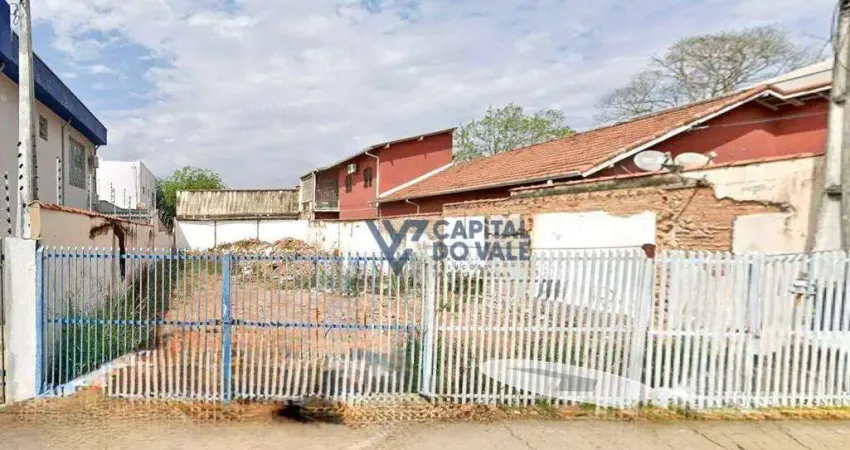 Terreno, 307 m² - venda por r$ 600.000,00 ou aluguel por r$ 2.562,98/mês - centro - são josé dos campos/sp