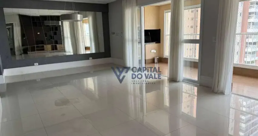 Apartamento com 3 dormitórios para alugar, 131 m² por r$ 8.427,00/mês - jardim das indústrias - são josé dos campos/sp