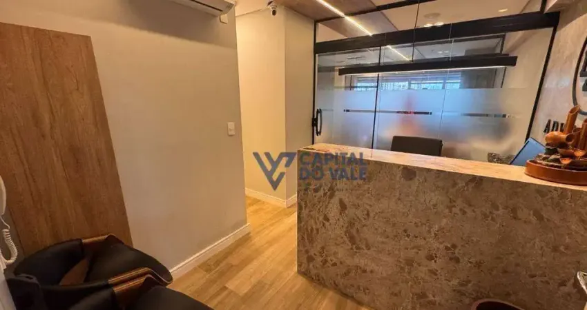 Sala para alugar, 35 m² por r$ 3.950/mês - jardim aquarius - são josé dos campos/sp