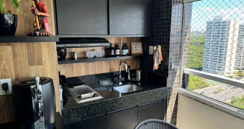 Bosque Patamares, 80m², 3 Quartos, Armários, 2 Vagas