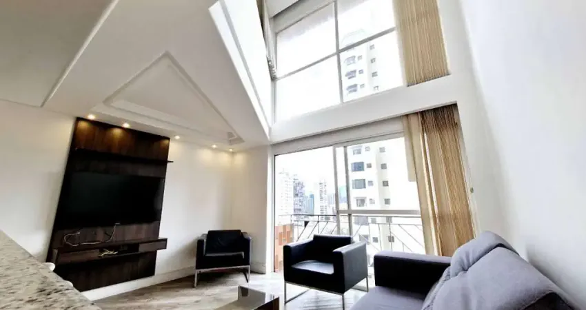 Duplex para venda em vila nova conceição com 1 quarto, sendo 1 suíte , 57m²