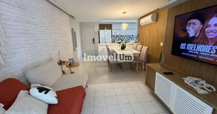 Apartamento semi mobiliado para venda com 3 quartos em barra da tijuca com 86m²