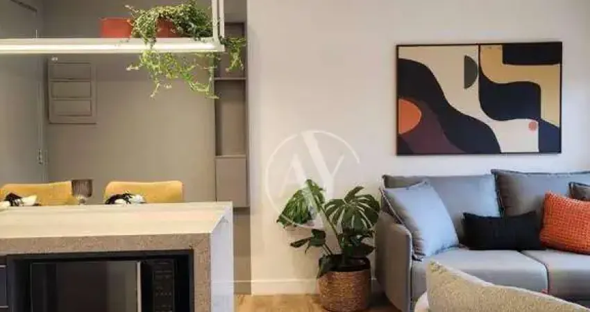 Apartamento com 1 dormitório, 39 m² - venda por r$ 700.000 ou aluguel por r$ 4.500/mês - cambuí - campinas/sp